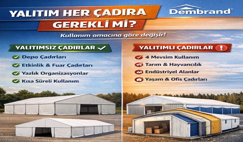 Yalıtım Her Çadıra Gerekli mi ?